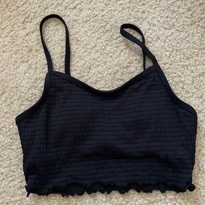 Black swimsuit top